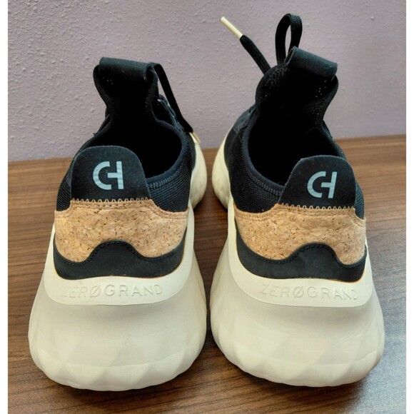 COLE HAAN Men's ZeroGrand Black/Cork Sneakers Size 12M Flowerfoam - Picture 4 of 8